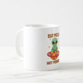Mug Mangez de la pizza pas des gens (Devant gauche)