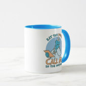 Mug Mangez deux cookies, appelez-moi le matin (Devant droit)