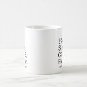 Mug Mangez, Dormez, Code, Répétez. Alimenté par [Nom p (Centre)