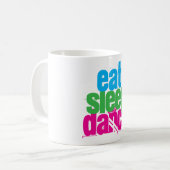 Mug Mangez, dormez, dansez (Devant gauche)