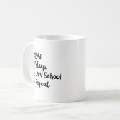 Mug Mangez, dormez, école de droit, répéter (Devant gauche)