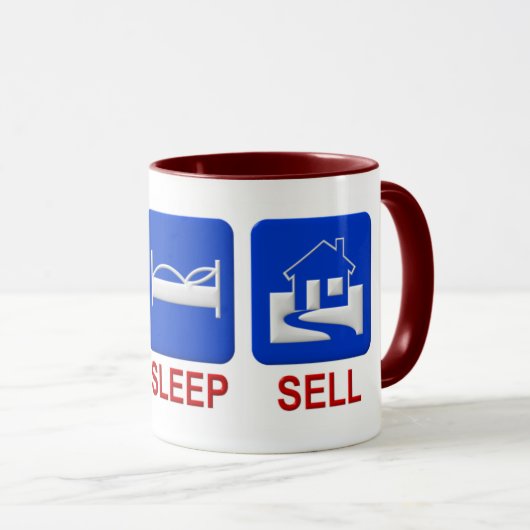 Mug Mangez, dormez, vendez (Devant droit)