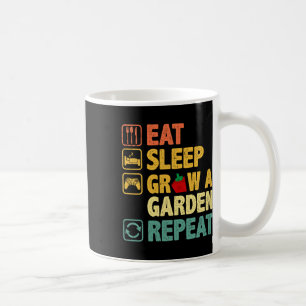 Mug Mangez Dormir Croissance Un Jardin Répéter Jeu Drô
