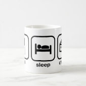 Mug Mangez du fromage de sommeil (Centre)