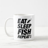 Mug Mangez du poisson endormi Répéter (Gauche)