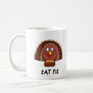 Mug Mangez Du Tarte Avec La Turquie De Thankgiving