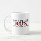 Mug Mangez la course de sommeil (Gauche)