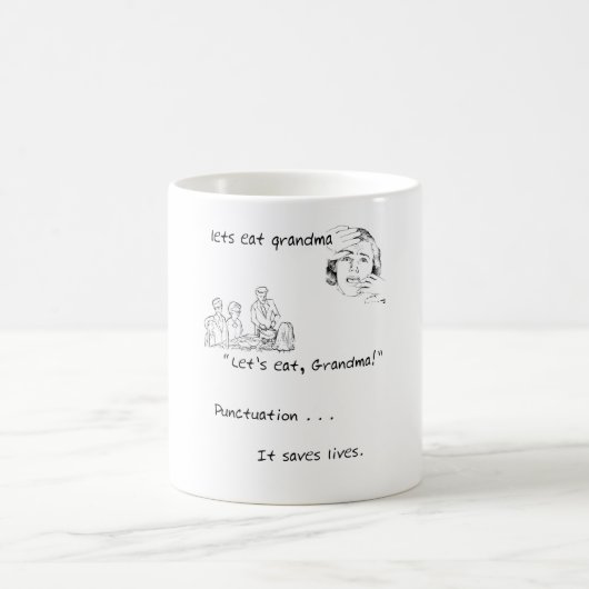 Mug Mangez la grand-maman (Centre)
