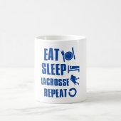 Mug Mangez la lacrosse de sommeil (Centre)