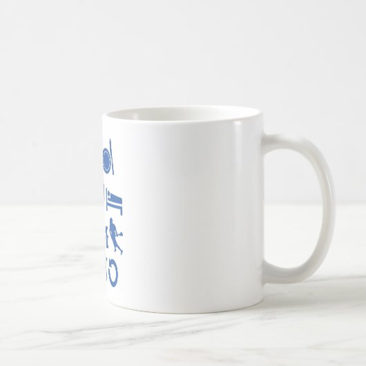 Mug Mangez la lacrosse de sommeil (Droite)