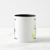 Mug Mangez la neige jaune (Centre)