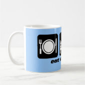 Mug mangez la rangée de sommeil (Gauche)