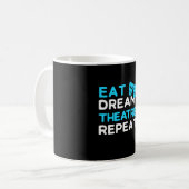 Mug Mangez la répétition rêveuse de théâtre, (Devant gauche)