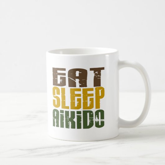 Mug Mangez l'Aikido 1 de sommeil (Droite)