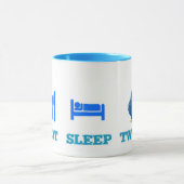 Mug Mangez le bip de sommeil (Centre)