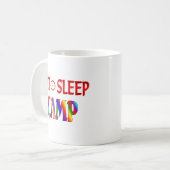 Mug Mangez le camp de sommeil (Devant gauche)