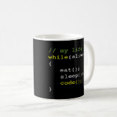 Mug Mangez le code de sommeil (Devant droit)