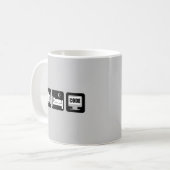 Mug mangez le code de sommeil (Devant gauche)