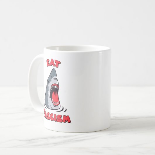Mug Mangez le fascisme anti-fasciste (Devant gauche)
