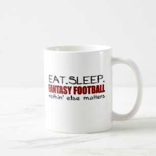 Mug Mangez le football d'imaginaire de sommeil