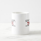 Mug Mangez le patin de sommeil (Centre)
