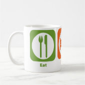 Mug Mangez le ping-pong de jeu de sommeil (Gauche)