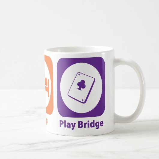 Mug Mangez le pont de jeu de sommeil (Droite)