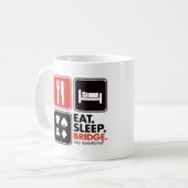 Mug Mangez le pont de sommeil (Devant gauche)