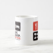 Mug Mangez le pont de sommeil (Centre)