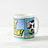 Mug Mangez le poulet ! (Devant droit)