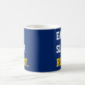 Mug Mangez le rugby du sommeil (Centre)