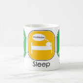 Mug Mangez le service de sommeil (Centre)