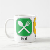 Mug Mangez le service de sommeil (Gauche)