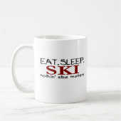 Mug Mangez le ski de sommeil (Gauche)
