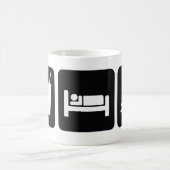 Mug Mangez le Snowmobile de sommeil (Centre)