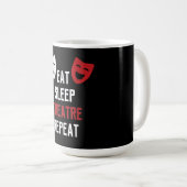 Mug Mangez le sommeil après la répétition - Musical Br (Devant droit)