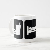 Mug Mangez le sommeil ATV (Devant gauche)