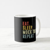 Mug Mangez le sommeil Faux procès Répéter l'avocat (Devant droit)