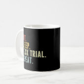 Mug Mangez le sommeil Faux procès Répéter l'avocat (Devant gauche)