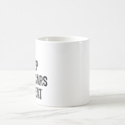 Mug Mangez le sommeil Fixer les voitures Répéter le Co (Centre)