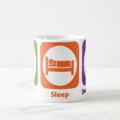 Mug Mangez le sommeil font la conformité (Centre)