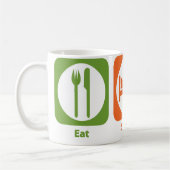 Mug Mangez le sommeil font la conformité (Gauche)