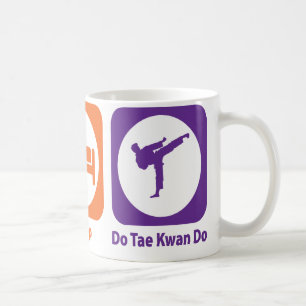 Mug Mangez le sommeil font Tae Kwan font