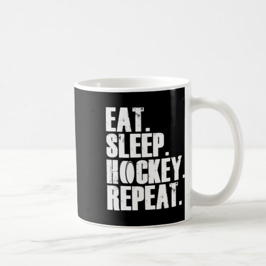 Mug Mangez le sommeil Hockey Répétez les maillots cade (Droite)