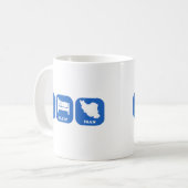 Mug Mangez le sommeil Iran (Devant gauche)