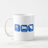 Mug Mangez le sommeil Iran (Gauche)
