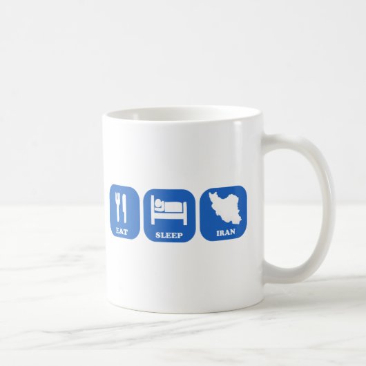 Mug Mangez le sommeil Iran (Droite)