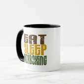 Mug Mangez le sommeil Kickboxing 1 (Devant gauche)