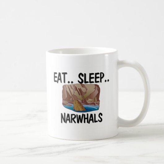 Mug Mangez le sommeil NARWHALS (Droite)