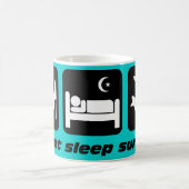 Mug Mangez le surf de sommeil (Centre)